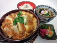豆腐カツ煮定食