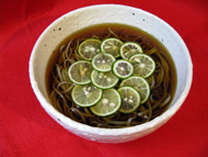 冷かけすだちそば